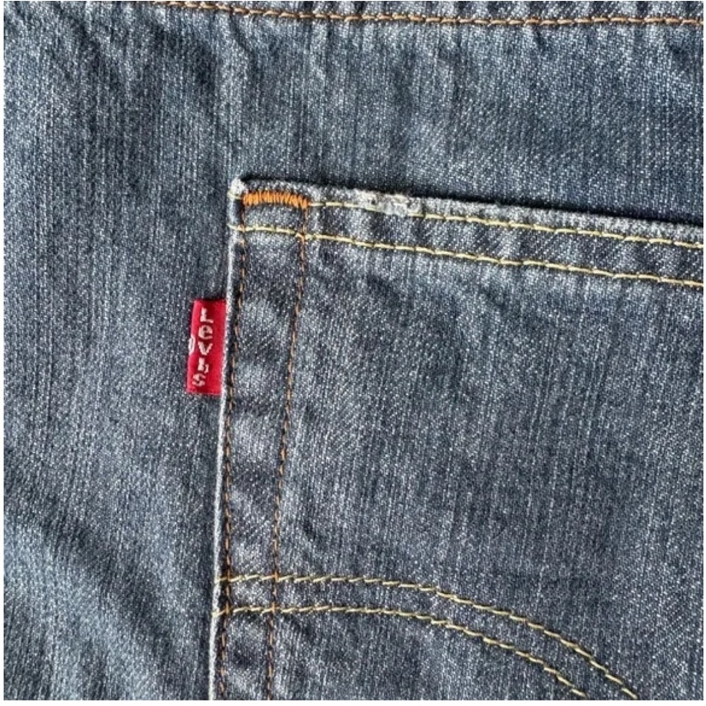 Levi’s Men’s Straight Leg Jeans Blue Tailored 50W x 26L Red Tab - Picture 3 of 11
